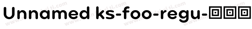 Unnamed ks-foo-regu字体转换